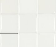 Obklad APE Bulge White 12,4x12,4 - bílá