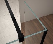 Gelco Vario Přídavný Panel 350mm, čiré Sklo, černá
