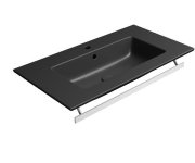 Gsi Pura Keramické Umyvadlo Slim 82x46cm, černá Mat