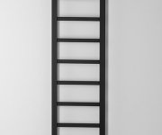 Sapho Metro Light Otopné Těleso 300x1500 Mm, černá Mat