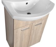 Aqualine Zoja Umyvadlová Skříňka 50,5x74x30cm, Dub Platin