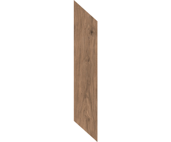 Dlažba jako dřevo Caesar Cocoon Peace Chevron 20x120 Rett. - hnědá