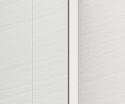 Polysan Esca White Matt Jednodílná Sprchová Zástěna K Instalaci Ke Stěně, Sklo čiré, 800 Mm