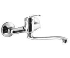 Aqualine 35 Nástěnná Baterie, Ramínko Ploché Zvýšené, Chrom