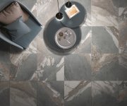 Dlažba jako kámen Bottega Blend Grey 60x60 Nat. Rett. - šedá
