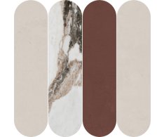 Ascot Pigmenta MOSAICO OVALI T4 MIX WARM 30x30 Mat.