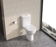 Sapho Sanivex Wc Kombi, Zvýšený Sedák, Rimless, Spodní/zadní Odpad, Bílá
