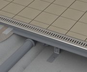Odtokový žlab Zebra - Odtokový žlab Zebra 75, plast X01433