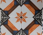Retro dlažba Bestile Pamesa AD-A Art Deco Azul Colour3 22,5x22,5 (skladem)