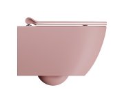 Gsi Pura Závěsná Wc Mísa, Swirlflush, 36x50cm, Blush Dual-mat
