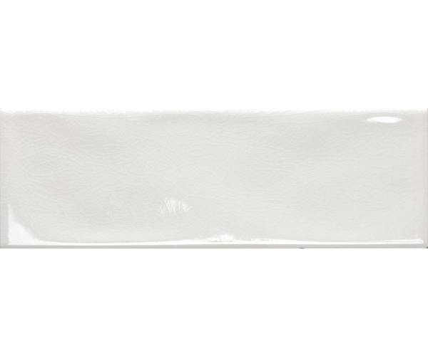 Retro obklad Tonalite Kraklé bianco 10x30 - bílá