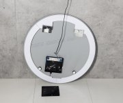 Sapho Velur Kulaté Zrcadlo S Led Podsvícením ø 60cm
