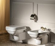 Kerasan Waldorf Bidet Závěsný 37x55cm, Bílá