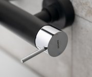 Sapho Ultramix Nástěnná Vanová Baterie, černá Mat/chrom