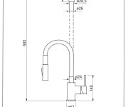 Young S, Dřezová Stojánková Baterie S Flexi šedým Ramínkem Se Sprškou KI112113