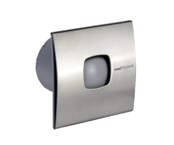 Cata Silentis 10 Inox Koupelnový Ventilátor Axiální, 15w, Potrubí 100mm, Nerez Mat