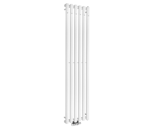 Sapho Pilon Otopné Těleso 418x1800mm, Se šesti Háčky Pro Ručník, Bílá Mat
