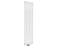 Sapho Pilon Otopné Těleso 418x1800mm, Se šesti Háčky Pro Ručník, Bílá Mat
