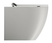 Gsi Pura Wc Mísa Stojící, Swirlflush, 36x55cm, Spodní/zadní Odpad, Cenere Dual-mat