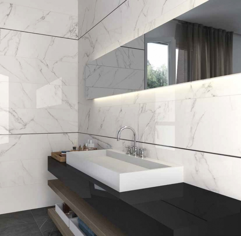 Realizace ABK Sensi Statuario White Lux+