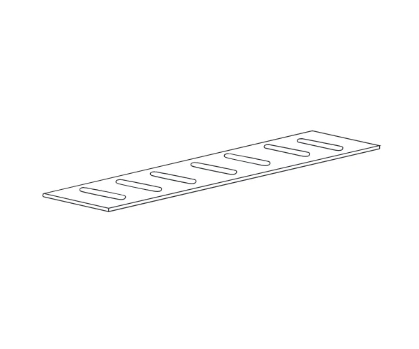 Sokl jako kámen Sichenia Con_Creta Griglia Grigio Cenere Grip 33x60 Rett. (tl.21mm) - bílá