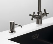 Sapho Zápustný Dávkovač Mýdla, Kulatý, Gun Metal