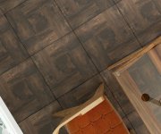 Protiskluzná retro dlažba Settecento Gallery Iroko Grip 48x48 - hnědá