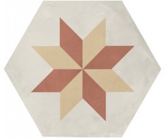 Marca Corona Terra.Art Stella T/C Esagono 25x21,6