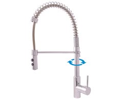 Dřezová baterie SEINA Chrom 3/8" SE917.0