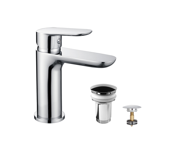 Mereo Umyvadlová Stojánková Baterie, Viana, S Clic-clac Ch03vs, Chrom
