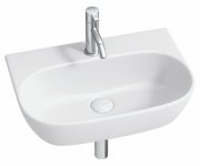 Aqualine Flanny Keramické Umyvadlo 46x31cm, Bílá