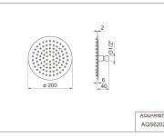 Ippari, Teleskopické Rameno S Termo Baterií Persei (150mm) A Kompletní Sprchovou Sadou (sprchy Superslim 200mm, Evve) TO-PE3130-SET1
