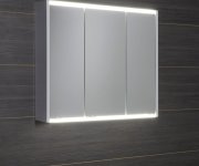 Sapho Batu Galerka 80x71x15cm, 2x Led Osvětlení, Bílá Lesk
