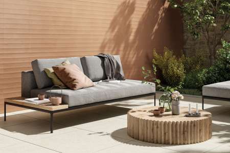 Venkovní terasa s hliněným obkladem Mirage Mand MD03 Terracotta Mellow