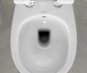 Isvea Sentimenti Cleanwash Závěsná Wc Mísa, Integrovaný Ventil A Bidet. Sprška, Rimless, 36x53cm, Bílá