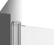 Sprchový kout Chrome CRV2+CRV2 - CRV2 110, bílá matná+transparent 1QVD0E00Z1