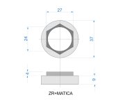 Přítlačná Matka Ke Kartuši Zr ZR+MATICA