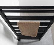 Sapho Metro Space Otopné Těleso 550x1430 Mm, Do Prostoru, černá Mat