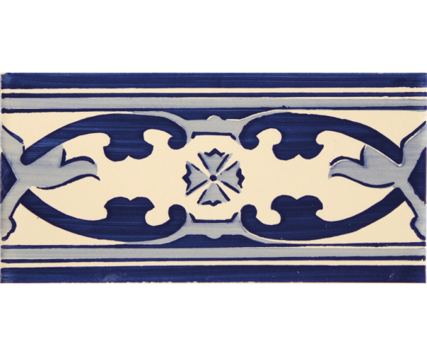 Vzorovaná listela Aleluia Ceramicas Abbey 6,7x14 JF002