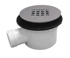 Gsi Vaničkový Sifon, Průměr 90mm, Dn40, Nízký, Krytka Cenere Mat