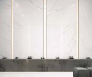 Dlažba jako mramor Flaviker Supreme Evo Pure Statuario 60x120 Luc. Rett. - bílá