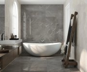 Dlažba jako mramor Deceram PAM Piave Pearl 75x75 Rett. - šedá (skladem)