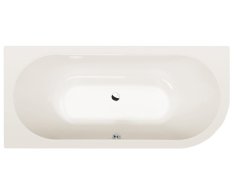 Polysan Viva L Asymetrická Vana 175x80x47cm, Ivory