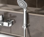 Aqualine Ruční Masážní Sprcha, 3 Režimy Sprchování, Průměr 100mm, Abs/chrom