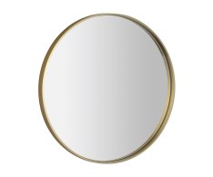 Sapho Notion Kulaté Zrcadlo V Rámu ø 60cm, Zlato Mat