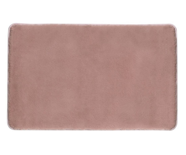 Gedy Fuzzy Koupelnová Předložka, 50x80cm, 100% Polyester, Protiskluz, Růžová
