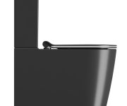 Gsi Kube X Wc Kombi, Swirlflush, Spodní/zadní Odpad, černá Dual-mat