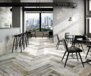 Dlažba jako dřevo Codicer Suomi White 22x90 - bílá