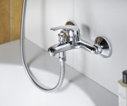 Aqualine 35 Nástěnná Vanová Baterie, Chrom
