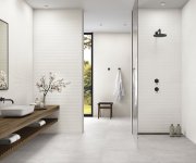 Obklad jako beton APE Caprice Impulse White Rett. 60x120 - bílá